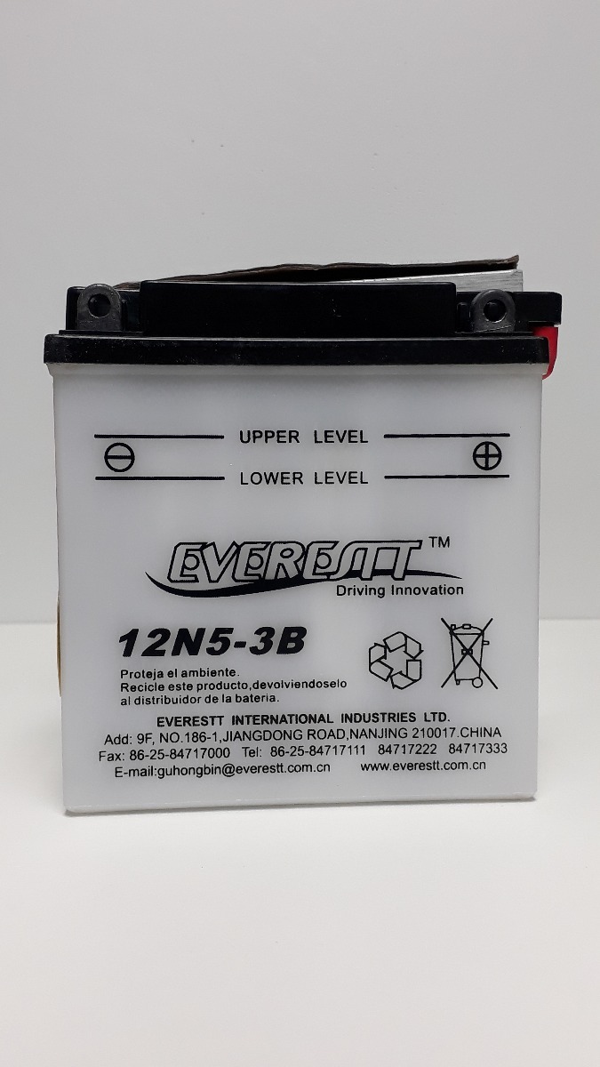 Bateria Everestt Modelo 12n5-3b Para Yamaha Fz16 2
