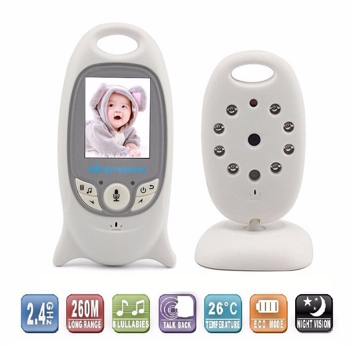 Cámara De Monitoreo Con Pantalla Y Sonido Para Bebé 1