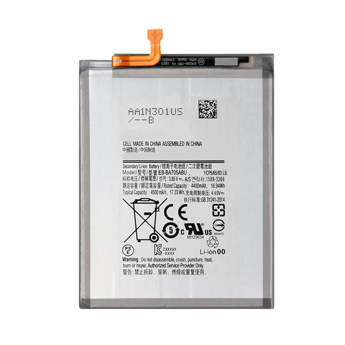Bateria Samsung Galaxy A70 4400 Mah 2