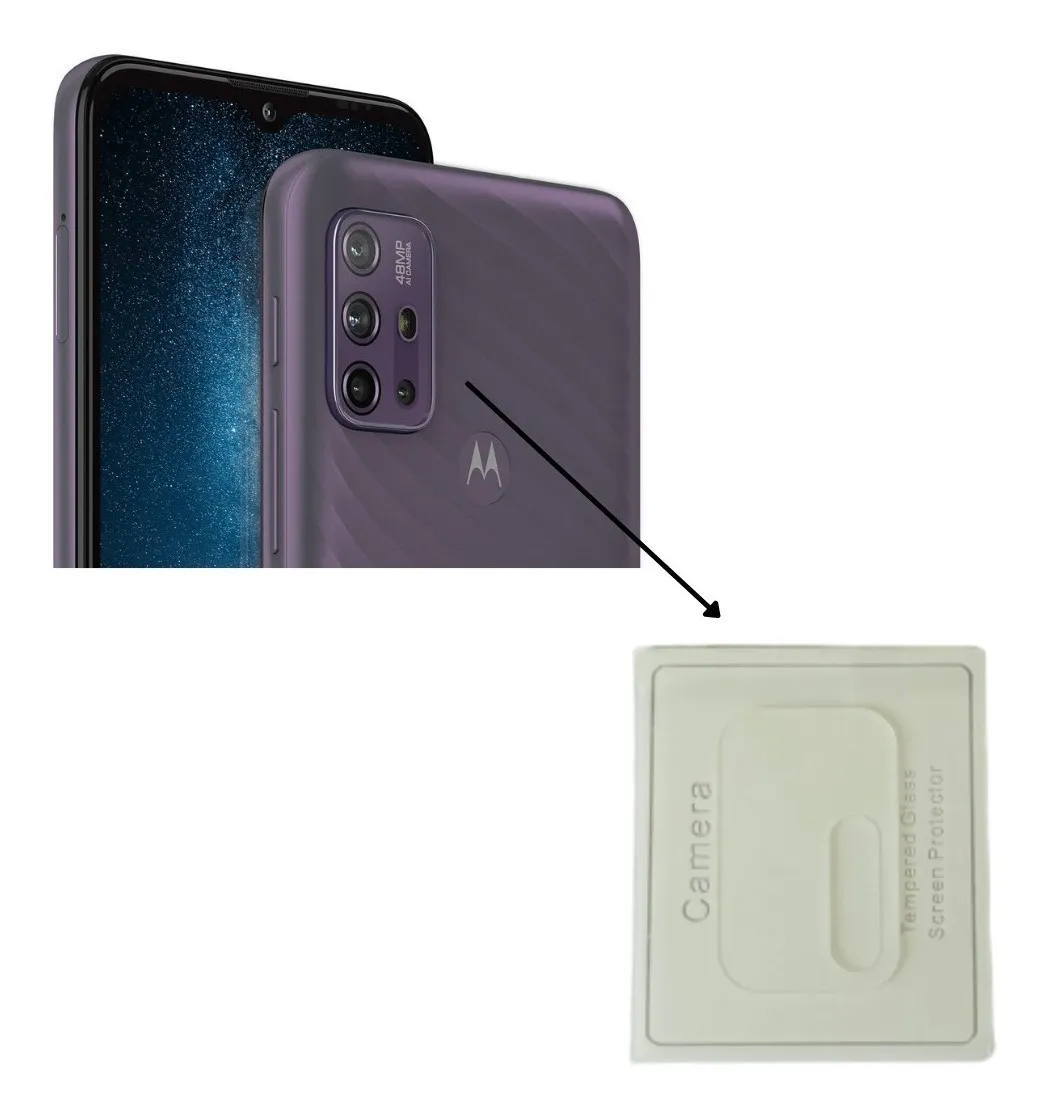 Mica Protectora Lente Cámara Trasera Motorola G10 - G20 - G30 1
