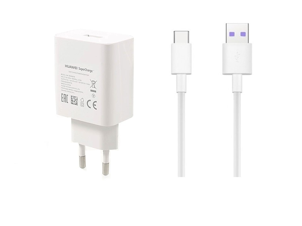 Cargador Original Huawei SuperCharger 40W + Cable Tipo C 1