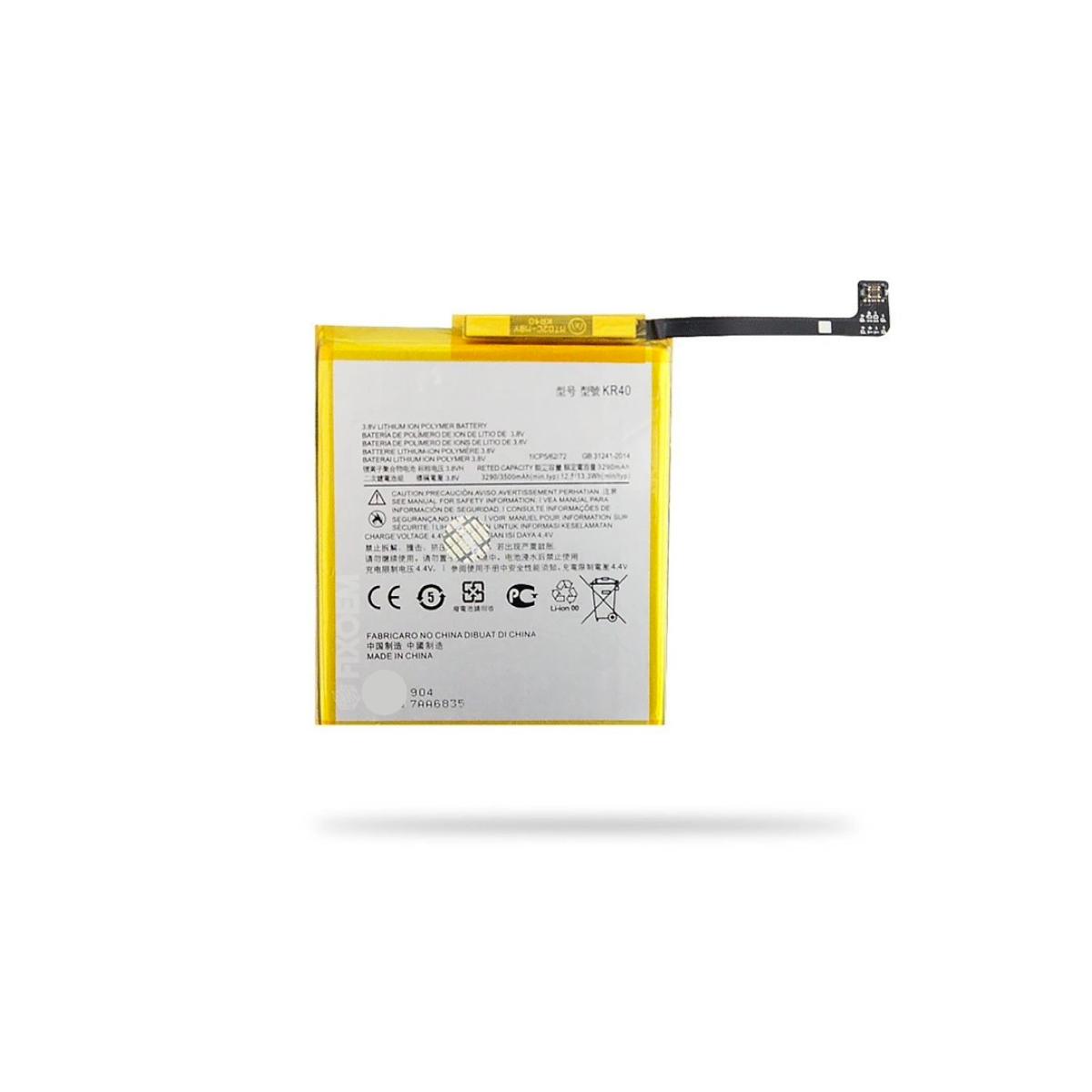 Bateria Motorola One Vision KR40 3500 Mah 2