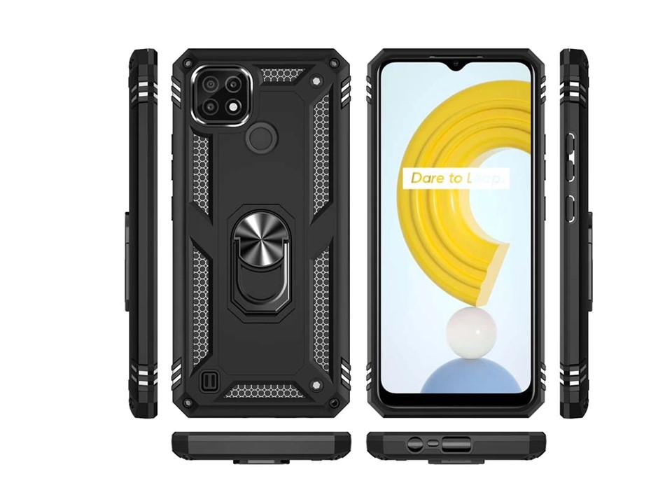 Carcasa Oppo A53 - A53S Magnética Shockproof Con Anillo 5