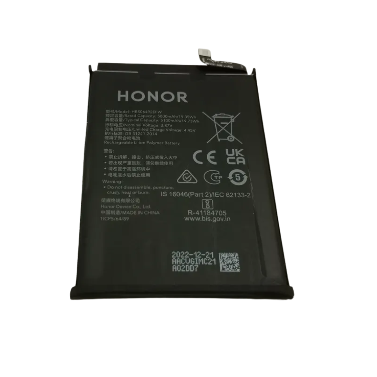 Bateria Original Honor X9A - X40- Magic 5 Lite 5100 Mah 10