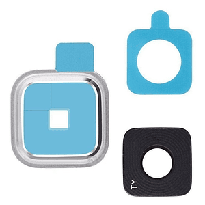 Mica + Bisel Cámara Trasera I Samsung Galaxy S5 G900  Silver