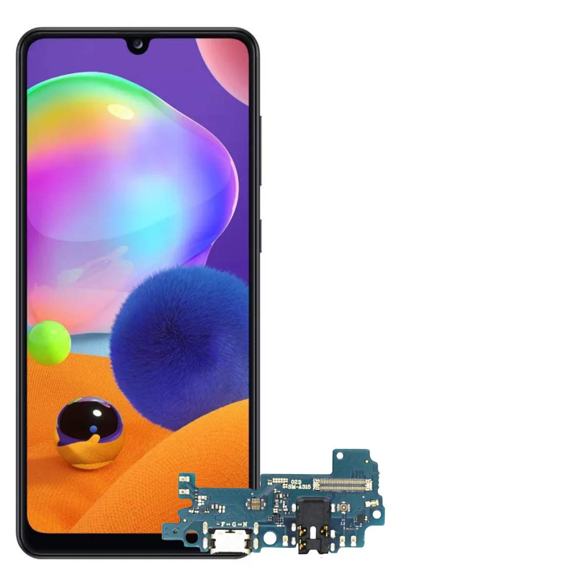 Flex Carga Samsung Galaxy A31 Jack Audio 5