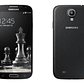 Tapa Trasera Samsung Galaxy S4 Mini I Cuero I Negra Blanca - Miniatura 1