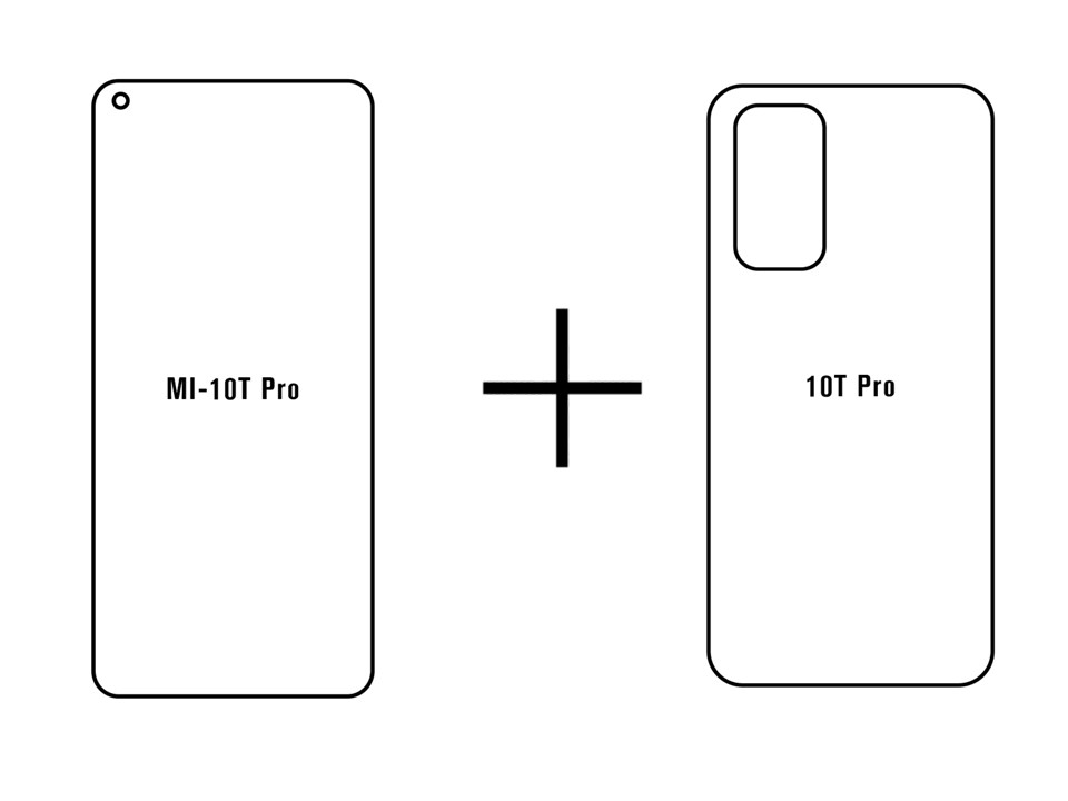 Lamina Hidrogel Xiaomi MI 10T Pro Nanotec Fácil Instalación - FRONTAL + TRASERA 1