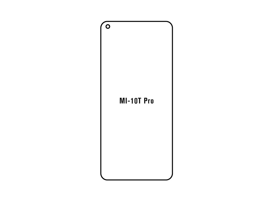 Lamina Hidrogel Xiaomi MI 10T Pro Nanotec Fácil Instalación - FRONTAL 1