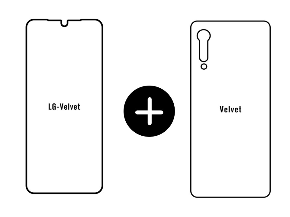 Lamina Hidrogel LG Velvet 5G Nanotec Fácil Instalación - FRONTAL + TRASERA 1