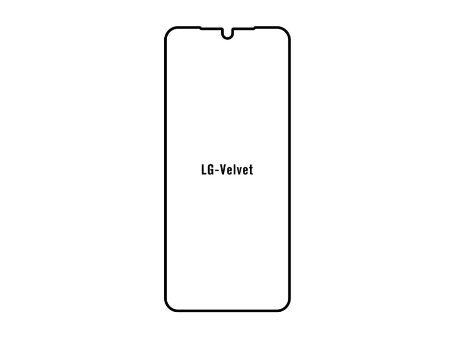 Lamina Hidrogel LG Velvet 5G Nanotec Fácil Instalación - FRONTAL 1
