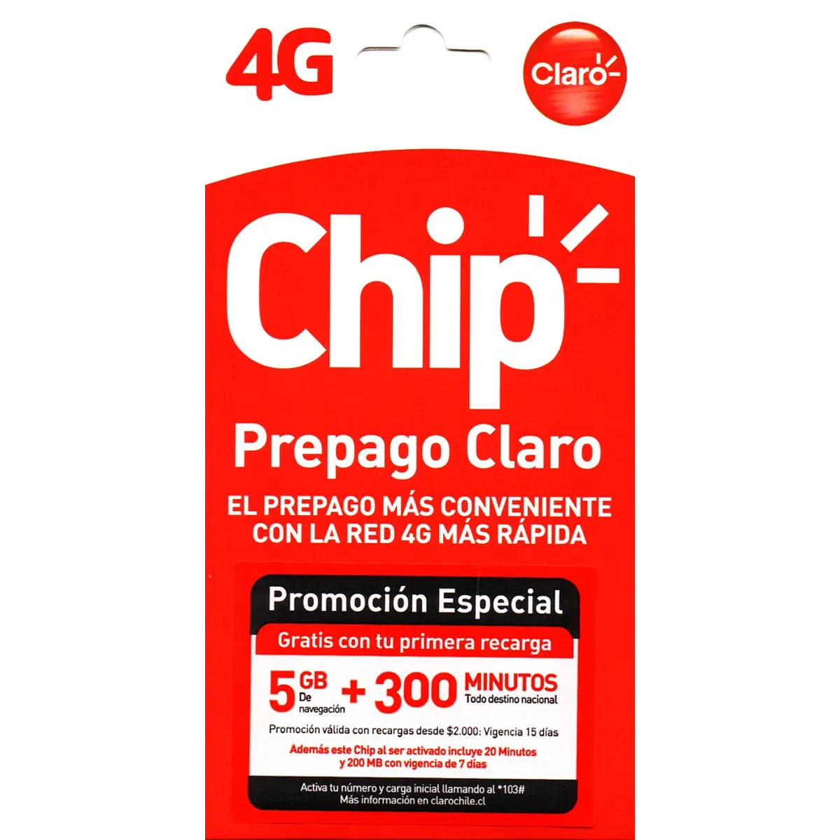 Tarjeta Sim - Chip Prepago Red Móvil 4G - 5G 5