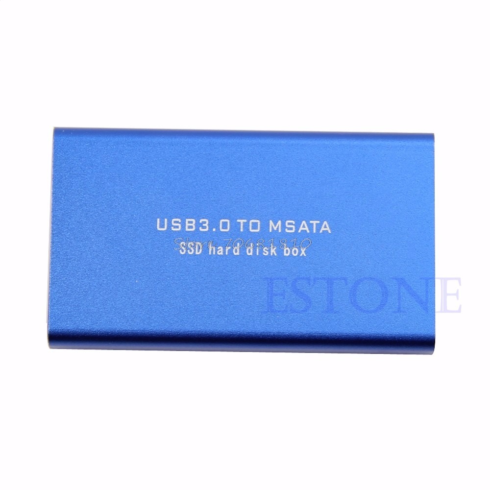 Case Adaptador Msata Ssd A Usb 3.0 Alta Velocidad 2