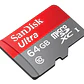Tarjeta Memoria Sandisk Micro Sd 64gb I Clase 10 I Real - Miniatura 1