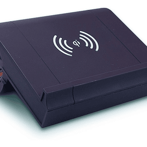 Cargador Inalámbrico Qi Con Parlante Bluetooh Stereo