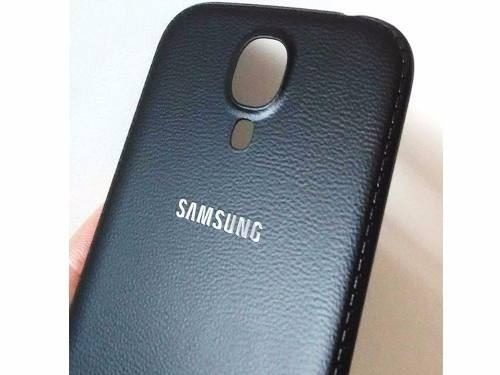 Tapa Trasera Samsung Galaxy S4 Mini I Cuero I Negra Blanca 3