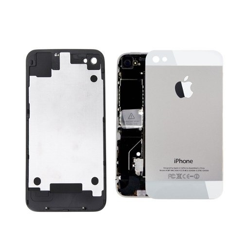 Tapa Trasera iPhone 4s Negra Intalada Ventas Electronicas 4