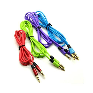 Cable Auxiliar Para Auto Fibra Textil 1x1 Plug