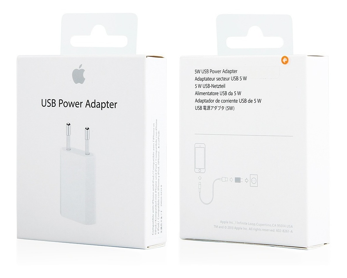 Cargador Pared iPhone 4-5-6-7-8 Modelo A1400 I Caja Sellado 1