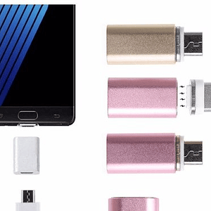 Adaptador Magnético Micro Usb V8 Sony Samsung Lg Htc Huawei