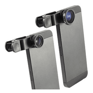 Lente 3 En 1 Macro +gran Angular +ojo De Pez Para Celulares