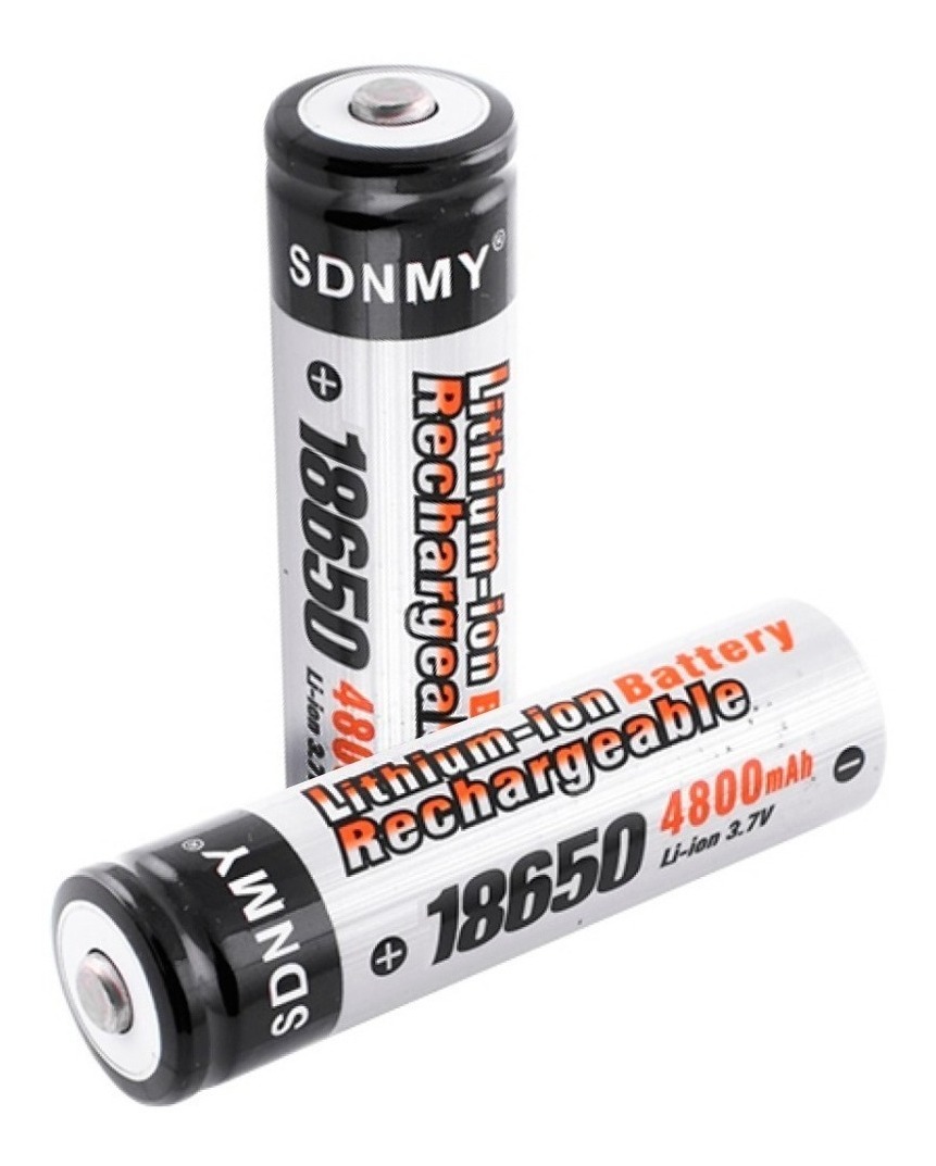 Pack Cargador + 2 Pilas 18650 3.7v Li-ion 4800mah Sdnmy 2