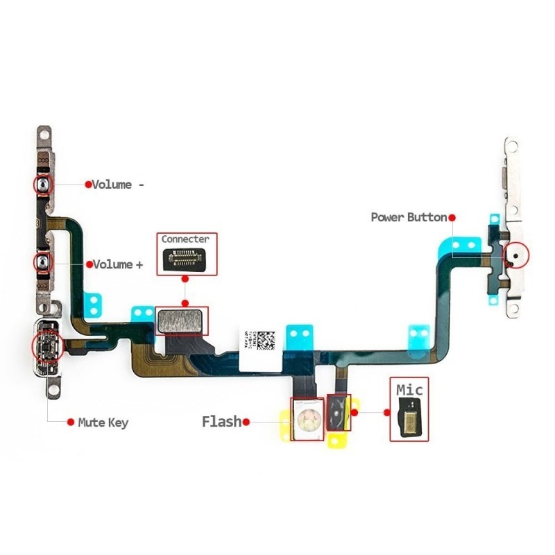 Flex Encendido Original I Volumen I Flash I iPhone 7 Plus 3