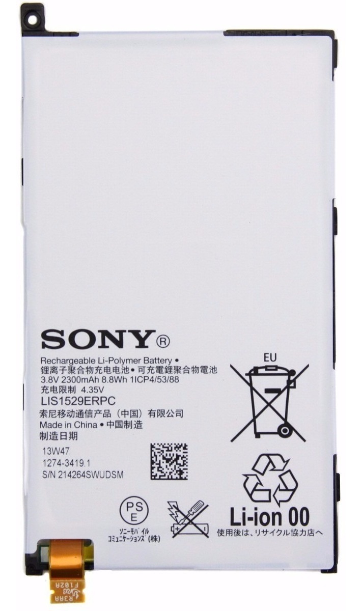 Bateria Sony Xperia Z1 Compact I D5503 I Instalada 1