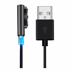 Cable Cargador Magnetico Led Sony Xperia Z1, Z2, Z3, Compact