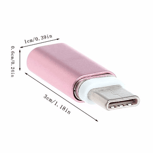 Adaptador Usb C Magnético Samsung Lg Htc Huawei