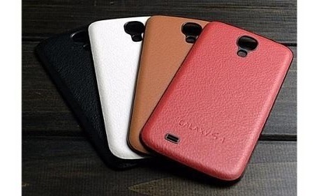 Tapa Trasera Samsung Galaxy S4 Cuero I Negras 2