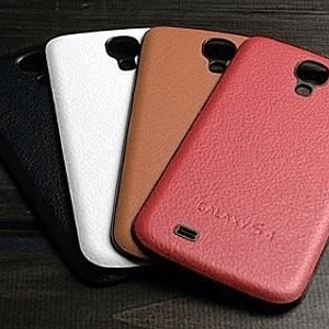 Tapa Trasera Samsung Galaxy S4 Cuero I Negras