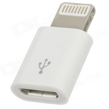 Adaptador Lightning A Micro Usb iPhone 5 Y 6 iPad Mini iPod 1