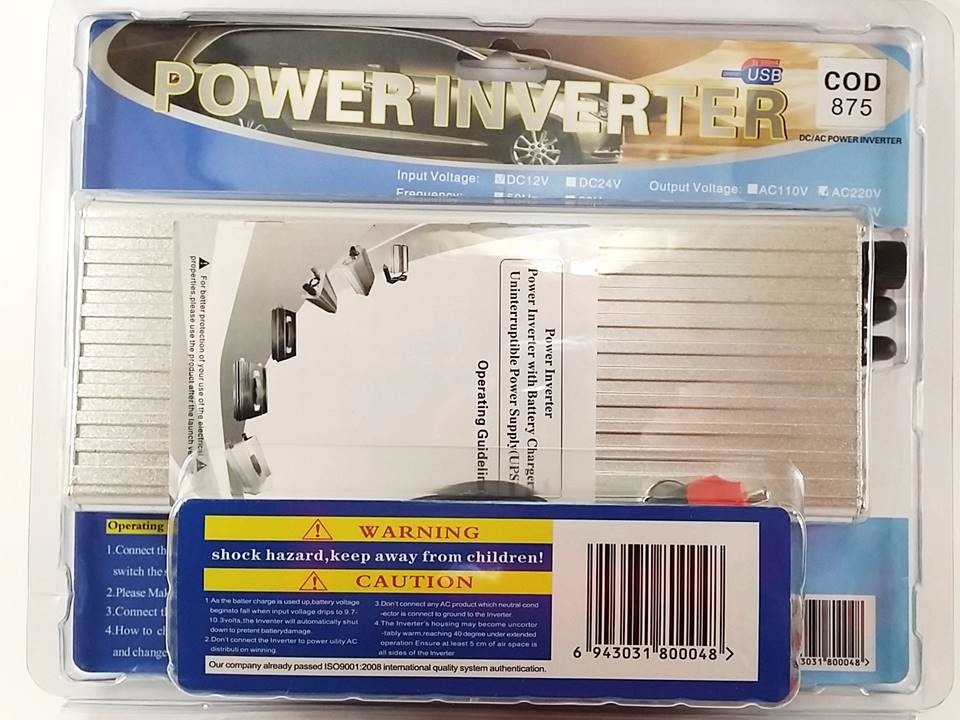 Inversor De Voltaje De 2000 Watt 12v A 220v Onda Modificada 5