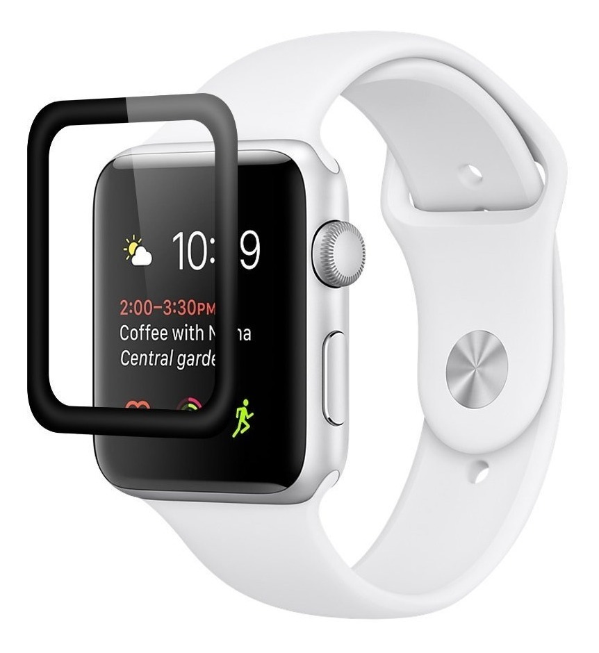 Lamina Silicona Apple Watch Frontal Completa Instalada 2