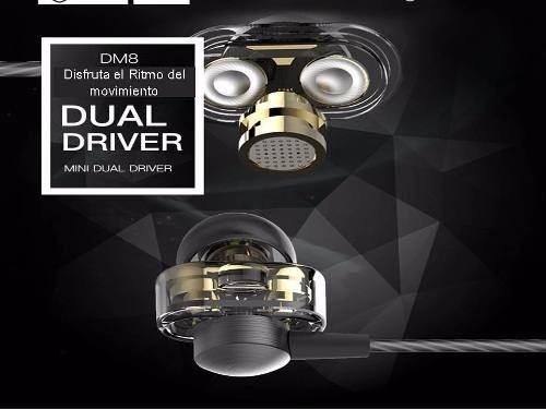 Audífonos Manos Libres Qkz Dm8 Dual Driver Profesionales 1