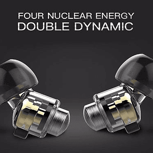 Audífonos Manos Libres Qkz Dm8 Dual Driver Profesionales