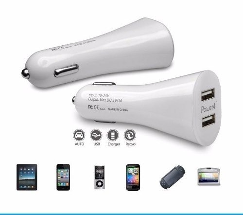 Cargadir Doble Salida De Celular Para Auto Oferta Garantia 1