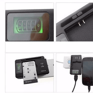 Cargador Baterias Celular - Camara Digital Ventas Electronic