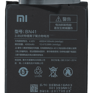 Bateria Xiaomi Redmi Note 4 Modelo Bn41 4000 Mah Instalada