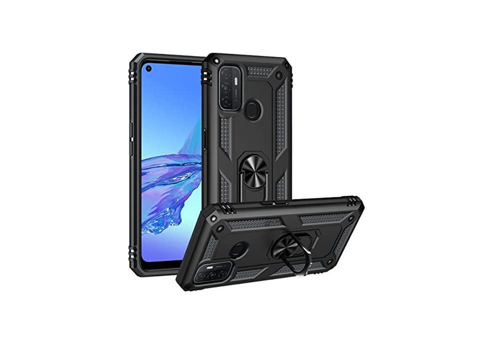 Carcasa Oppo A53 - A53S Magnética Shockproof Con Anillo 1