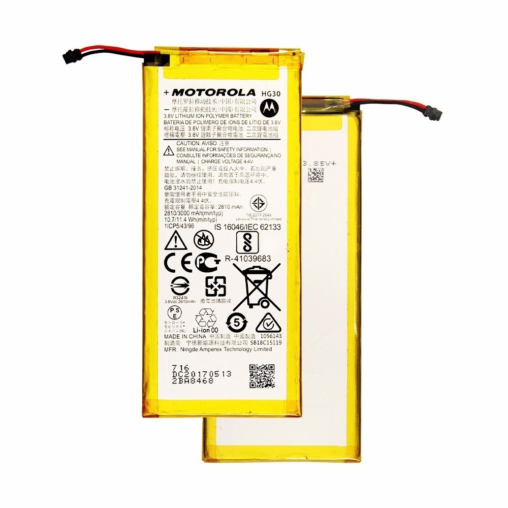Bateria Original Motorola G6 Modelo HG30 3000 Mah 1