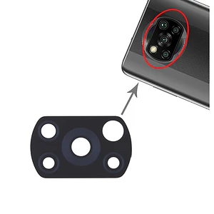 Mica Lente Cámara Trasera Xiaomi Poco X3 Pro Repuesto