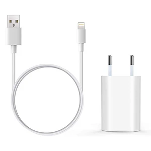 Cargador Pared A1400 Iphone 6 - 7 - 8 + Cable Lightning Certificado