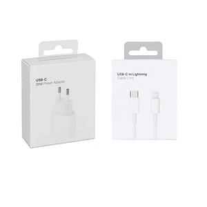 Cargador Carga Rápida 18w Iphone 11 Pro + Cable Lightning