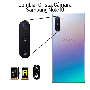 Mica Lente Cámara Trasera Samsung Note 10 Repuesto