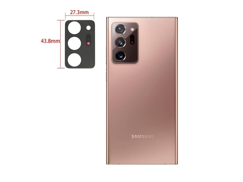 Mica Lente Cámara Trasera Samsung Note 20 Ultra Repuesto 1