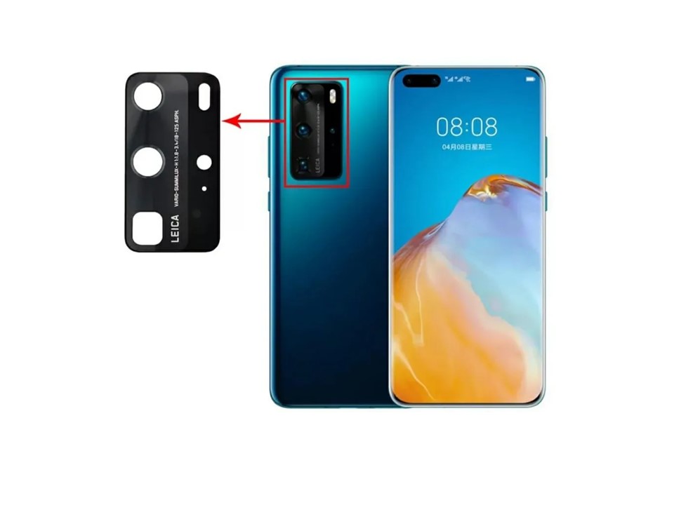 Mica Lente Cámara Trasera Huawei P40 Pro Repuesto 1