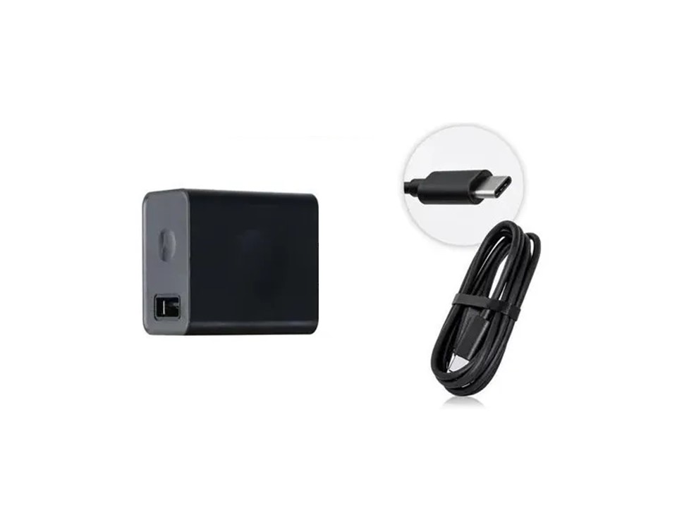 Cargador Turbo para Moto Moto G9 Power + Cable Tipo C 1