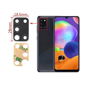 Mica Lente Cámara Trasera Samsung A31 Repuesto